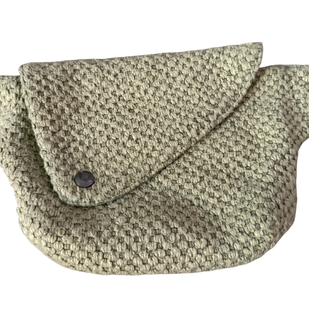 Free People Kinsley Knit Sling Green Flap Bag - Picture 4 of 8